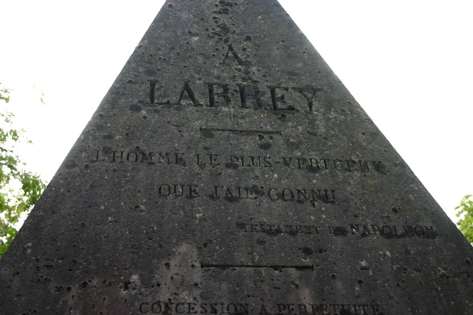 Dominique Jean and Hippolyte Larrey's tomb, Pere Lachaise Cemetery, Paris (4).JPG